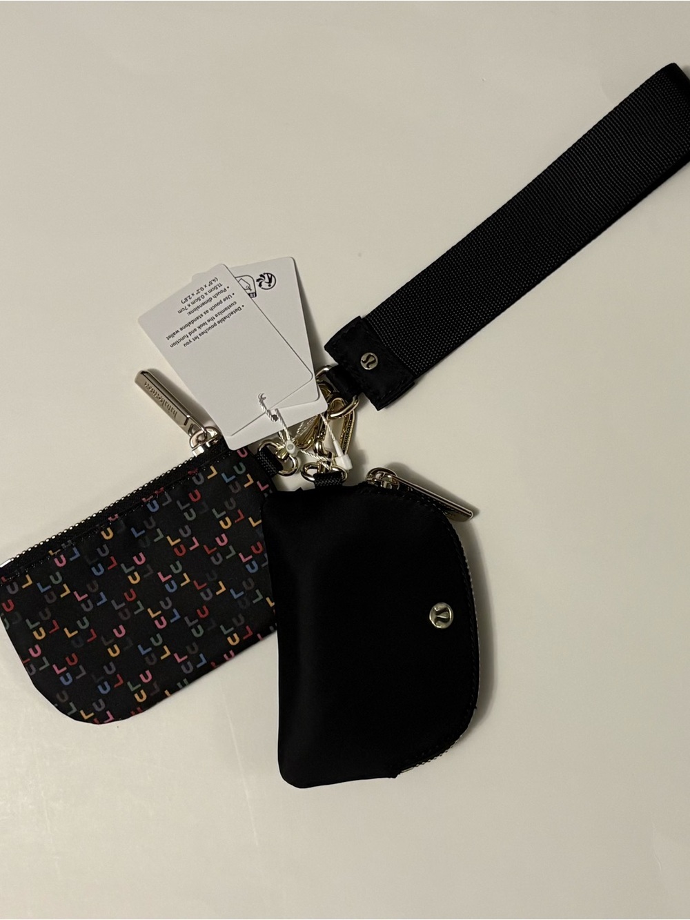 NWT Lululemon Dual Pouch Wristlet